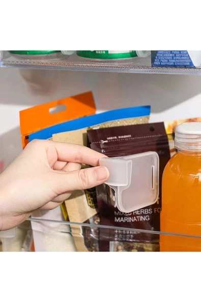 Yenigeldi 12 Adet Plastik Buzdolabı Bölücü Organizatör Ayarlanabilir Buzdolabı Kiler Izgara Bölücü Ayırıcı ürün görseli 1