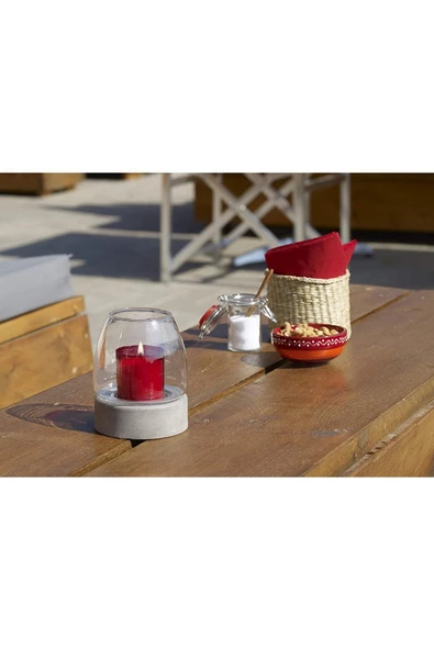 Yenigeldi 1 Adet (5cm*4cm) BOLSIUS 20 Saat Kırmızı Akrilik  Avrupa Kalitesi Kokusuz Dumansız ürün görseli 1