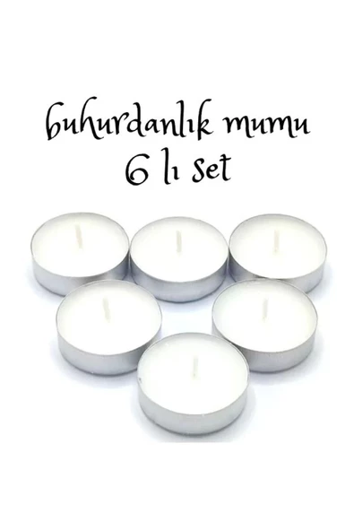 Yenigeldi 6'lı 4 Saat Yanan, Avrupa'dan Ithal, Bispol Tealight Mum ürün görseli 1