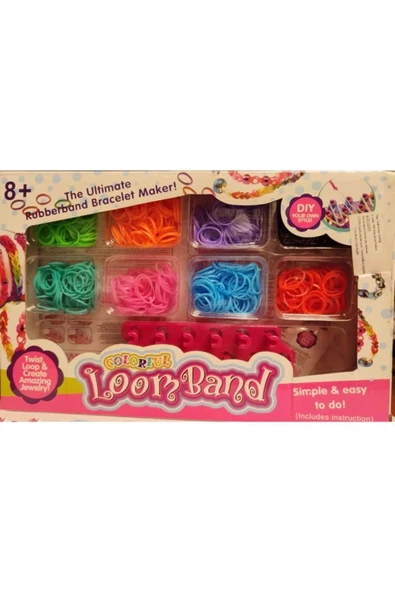 Yenigeldi Kutulu Loom Band Bileklik Yapma Seti ürün görseli 1