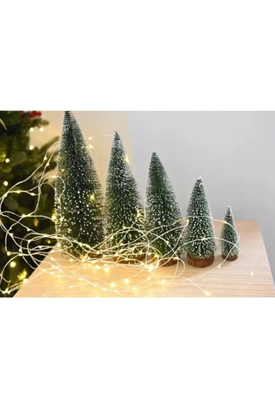 Yenigeldi 1adet 10 Cm Yılbaşı Çam Ağacı, Masa Çam Ağacı, Mini Dekaratif Çam Ağacı ürün görseli 1