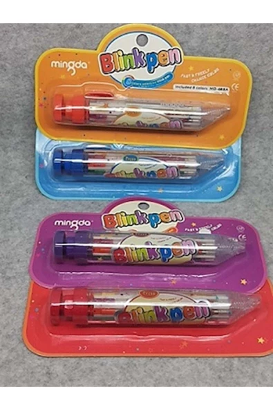 Blink Pen 8'li Tükenmez Kalem ürün görseli 1