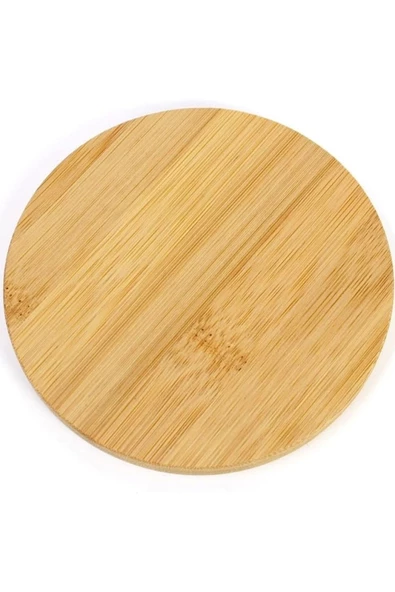 Yenigeldi Bambu Kesme Tahtası Bambu Nihale Bambu Peynir Pizza Sunum Servis Tahtası 18 Cm ürün görseli 1