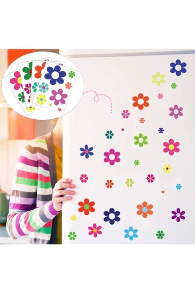 Yenigeldi Büyük Sticker Duvar Sticker 2'li Set Karışık Sticker ürün görseli 1