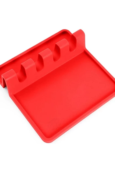 Yenigeldi Slikon Spatula Tutucu Kaşıklık Çatallık, Silikon Bulaşıklık , Çatal Kaşıklık Mutfak Düzenleyici ürün görseli 1
