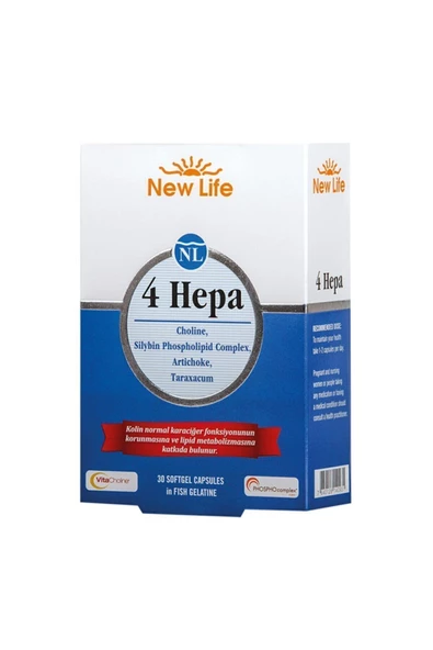 Newlife 4 Hepa 30 Yumuşak Kapsül ürün görseli 1