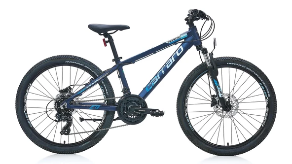 Carraro Force 420 HD Disk Fren 21 Vites 24 Jant Dağ Bisikleti Mat Koyu Mavi Açık Mavi ürün görseli 1