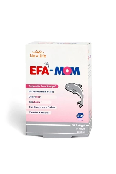 New Life Efa Mom Takviye Edici Gıda 30 Kapsül ürün görseli 1