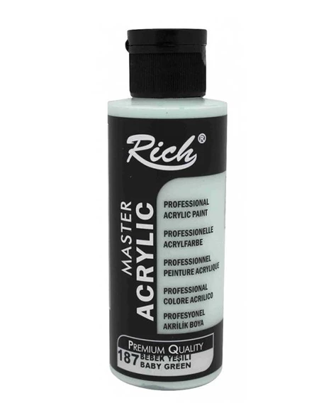 Rich Master Akrilik Boya Bebek Yeşili 120ml ürün görseli 1