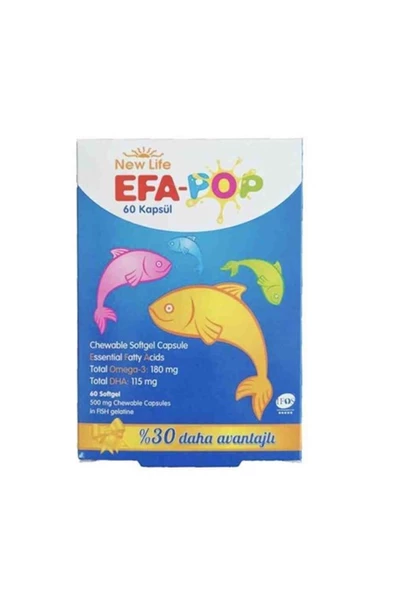New Life Efa Pop 60 Kapsül ürün görseli 1