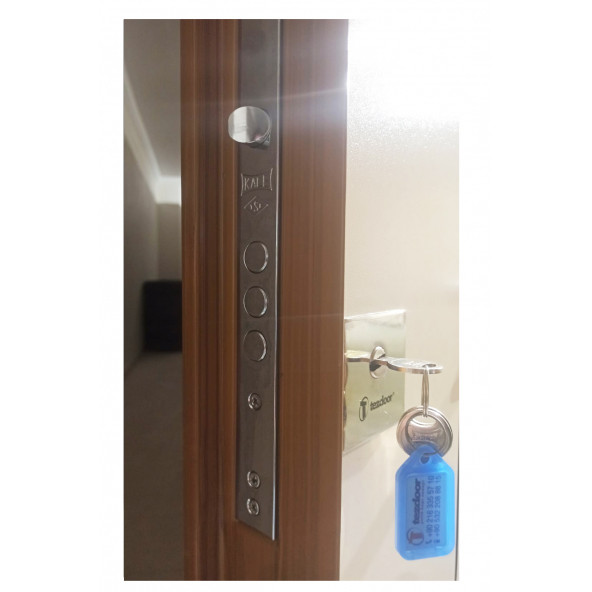 TEZ-2660 ABD Eskitme Kasalı Düz Model Daire Giriş Kapısı, Çelik Kapı - Resim 5