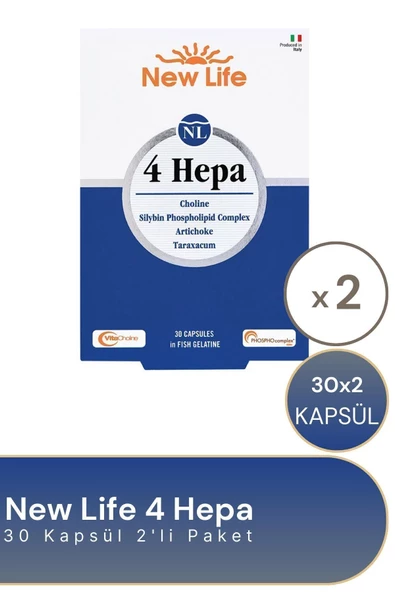 New Life 4 Hepa 30 Softgel 2'li Paket ürün görseli 1