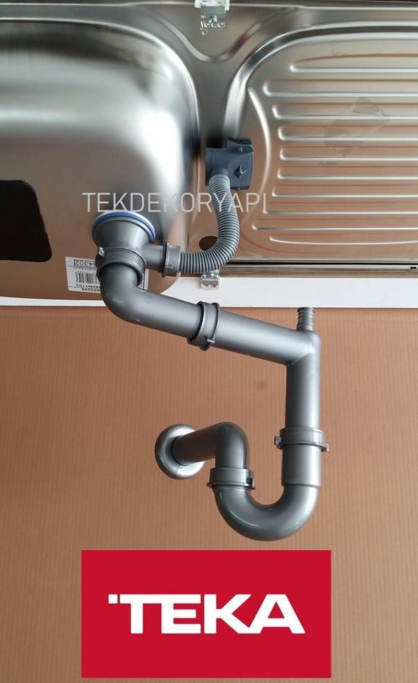 TEKDEKOR TEKA EBM 45 - İNFANT OD - GRAVİTY 45  EVYE ORJİNAL SİFON TAKIM UZATMALI ürün görseli 1