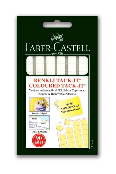 Faber-Castell Tack-it Yapıştırıcı 50 gr, Beyaz ürün görseli 1