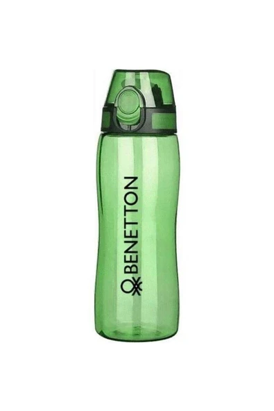 Benetton Yeşil Kilitli Kapak Tritan Matara Suluk ürün görseli 1