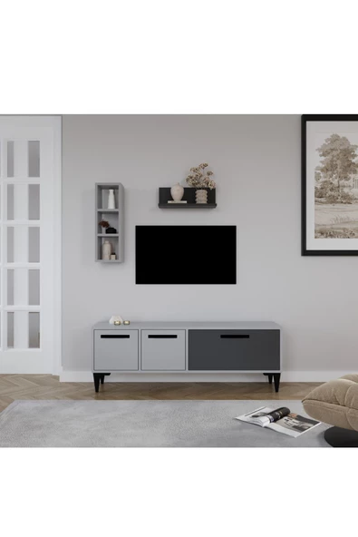 AYMOBSAN Porto Açık Raflı Tv Ünitesi ürün görseli 1