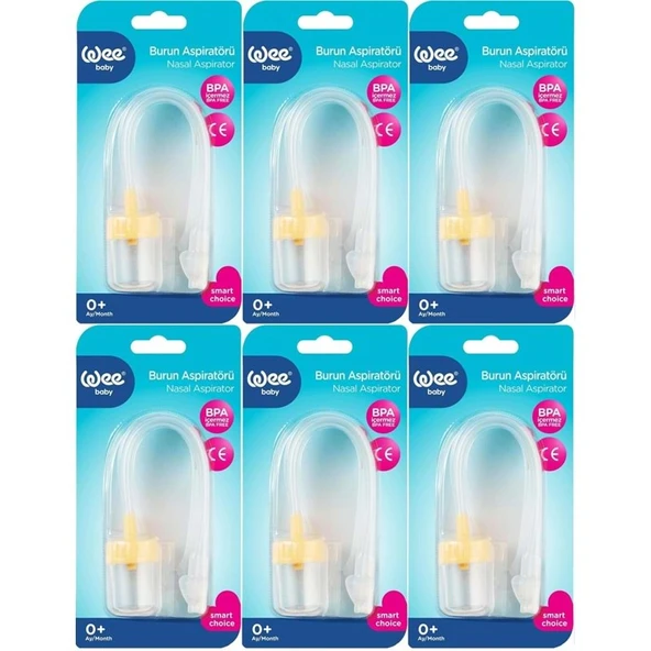 Wee Baby Burun Aspiratörü ve Temizleyici (6 Lı Set) ürün görseli 1