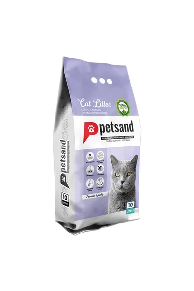 Lavanta Kokulu Kedi Kumu 10lt ürün görseli 1