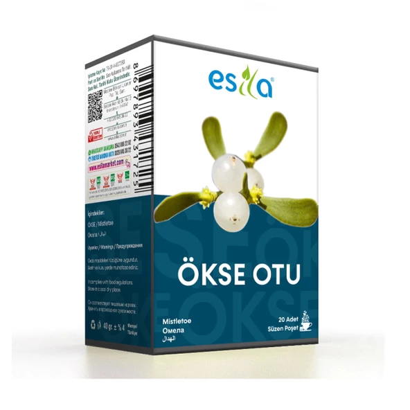 Esila Ökse Otu Süzen Poşet Çay 20 x 2 G ürün görseli 1