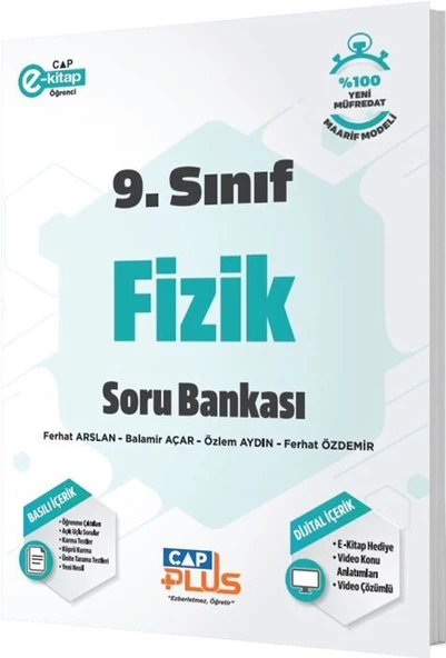 Çap Yayınları 9. Sınıf Fizik Plus Soru Bankası ürün görseli 1