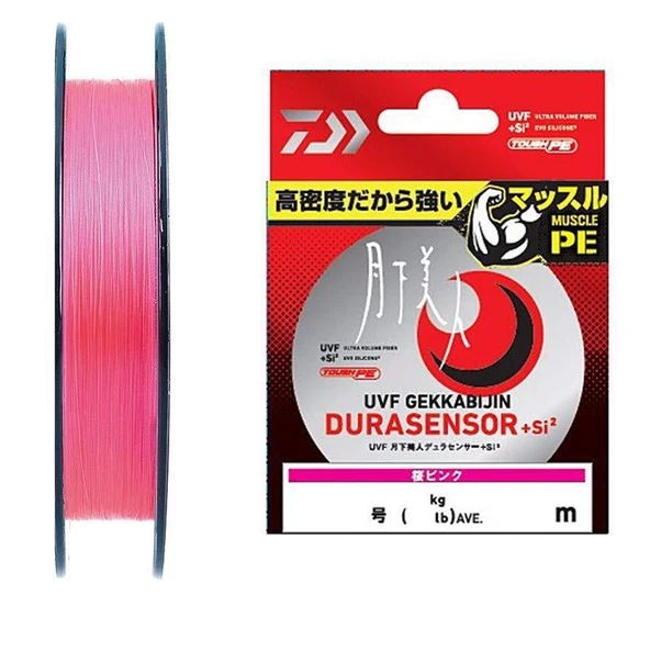 Daiwa Gekkabijin Durasensor Aji 4B White Pink 150m İp Misina Kalınlık (mm) : 0,09mm ürün görseli 1