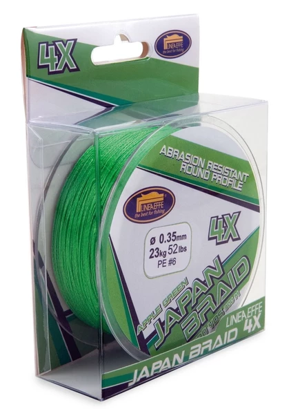 Lineaeffe 4B 300m Apple Green İp Misina Kalınlık (mm) : 0,35mm ürün görseli 1