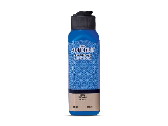 Artdeco Akrilik Boya 140ml İndigo 3012 ürün görseli 1
