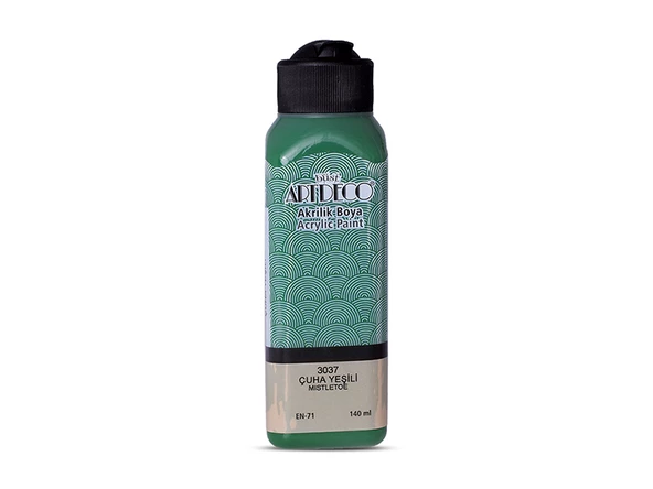 Artdeco Akrilik Boya 140ml Çuha Yeşili 3037 ürün görseli 1