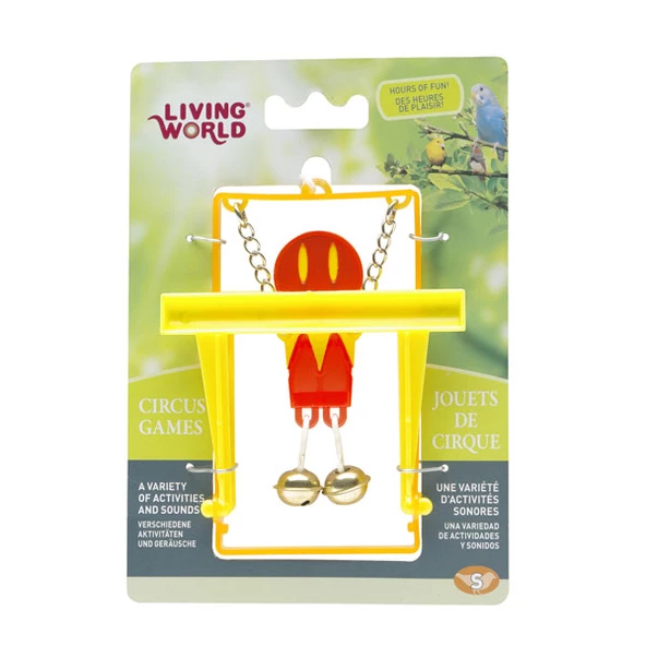 Living World Maymunlu Kuş Oyuncağı (Kırmızı) ürün görseli 1