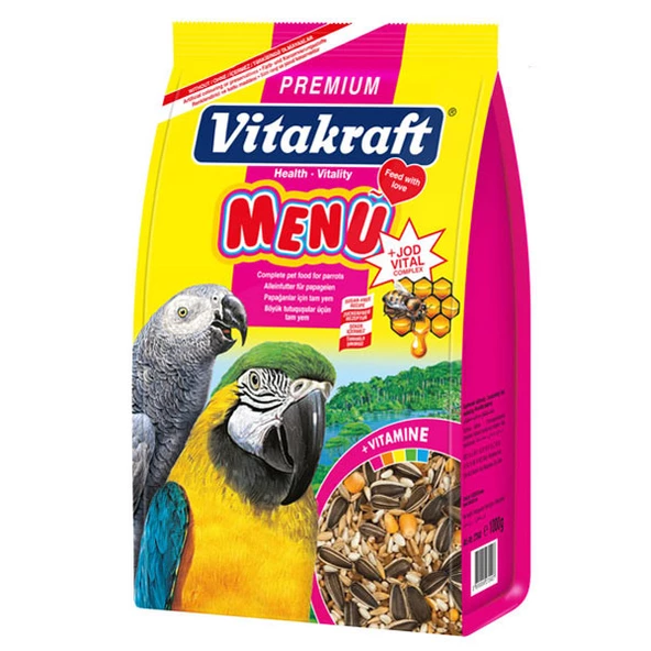 Vitakraft Menu Papağan Yemi 1000 Gr ürün görseli 1
