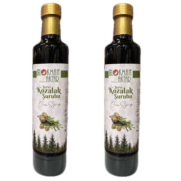 Servi Kozalağı Şurubu 500ml Cupressus Sempervirens 2Adet, Lokman Aktar ürün görseli 1