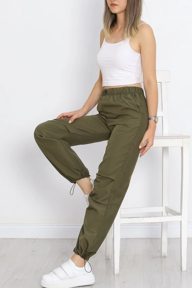 Paraşüt Kumaş Pantolon Haki - Resim 4