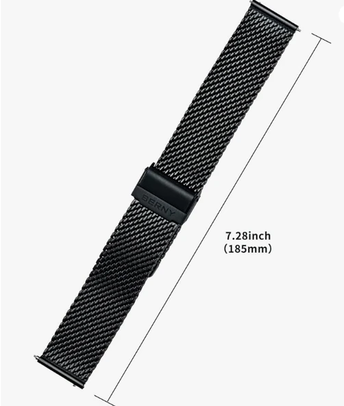 PASLANMAZ ÇELİK KORDON MK1003 - BL - 22MM - Resim 3