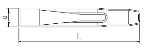 İzeltaş Düz Keski 200 mm 5500230200 ürün görseli 1