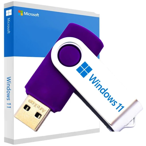 PTTAVM: Windows 11 İşletim Sistemli 16GB USB Bellek (Lisans