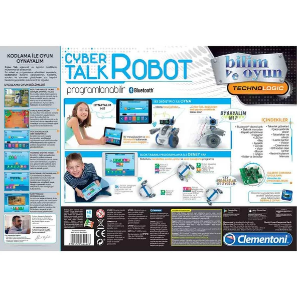 Clementoni Bilim Seti : Cyber Talk Robot 64447 - Resim 2