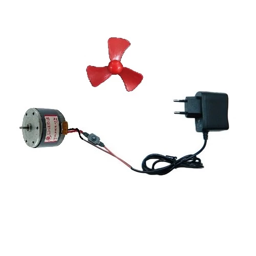 Adaptörlü Anahtarlı Basit Motor Deney Seti - Öğrenci Elektrik Devresi - Resim 3
