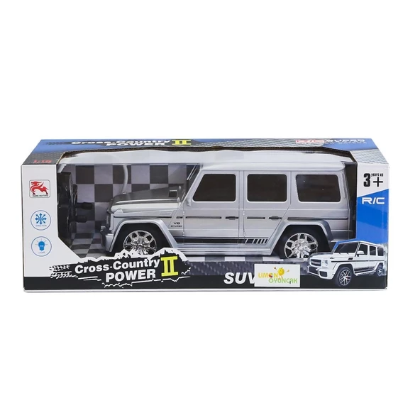 8578-2A Kumandalı Şarjlı Jeep Cross Country -Limon Oyuncak ürün görseli 1