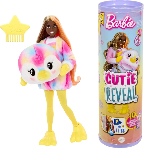 Barbie Cutie Reveal Color Dream Series Penguin HRK40 ürün görseli 1