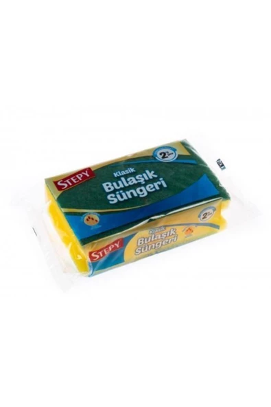 STEPY OLUKLU BULAŞIK SÜNGERİ 2 Lİ ürün görseli 1