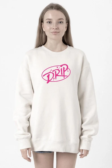 Babymonster Drip Beyaz Kadın 2ip Sweatshirt ürün görseli 1