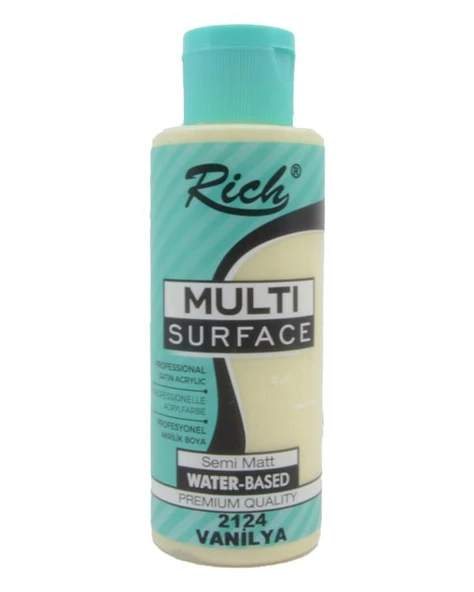 Rich Multi Surface Akrilik Boya Vanilya 120cc ürün görseli 1