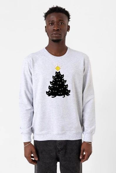 Meowy Christmas Karmelanj Erkek 2ip Sweatshirt ürün görseli 1