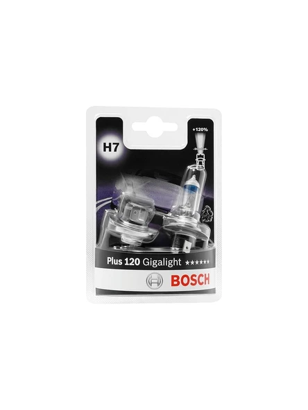 Bosch Gigalight Plus 120 H7 Ampul 2'li Set ürün görseli 1