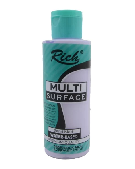 Rich Multi Surface Akrilik Boya Bebek Mor 120cc ürün görseli 1