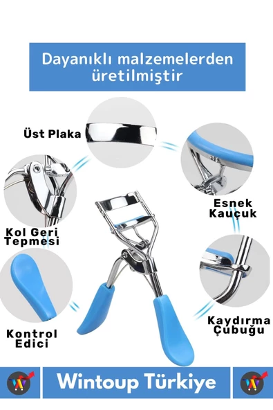 Özel Üretim Yüksek Kaliteli Hassas Kullanım Yüz Bakım Göz Makyaj Kirpik Kıvırıcı Eyelash Curler ürün görseli 1