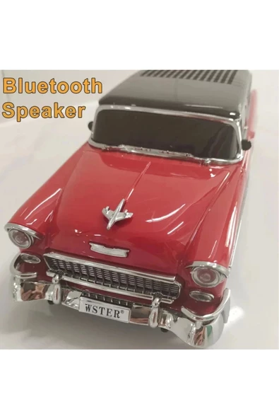 Deluxe Klasik Araba Bluetooth Hoparlör Speaker 10w Output Tws Fm Radyo Sd Kart Usb ürün görseli 1