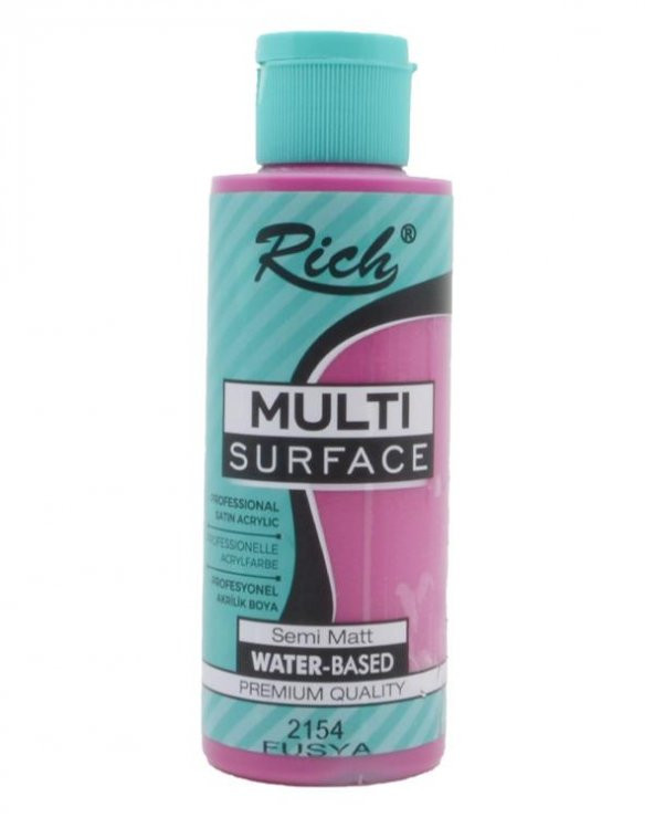 Rich Multi Surface Akrilik Boya Fuşya 120cc ürün görseli 1