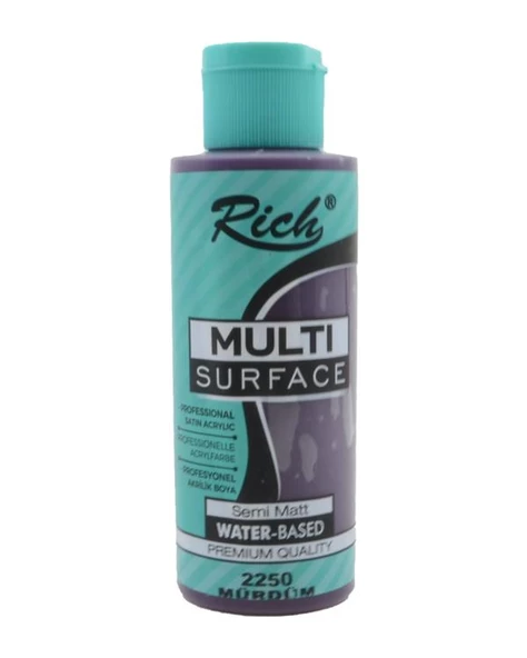 Rich Multi Surface Akrilik Boya Mürdüm 120cc ürün görseli 1