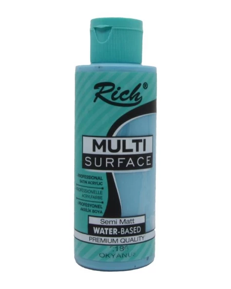 Rich Multi Surface Akrilik Boya Okyanus 120cc ürün görseli 1
